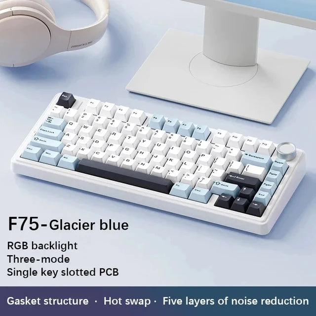 AULA F75 RGB Gaming Keyboard – Trådlös/Bluetooth