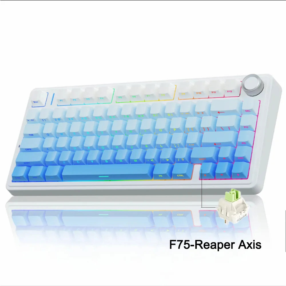 AULA F75 RGB Gaming Keyboard – Trådlös/Bluetooth