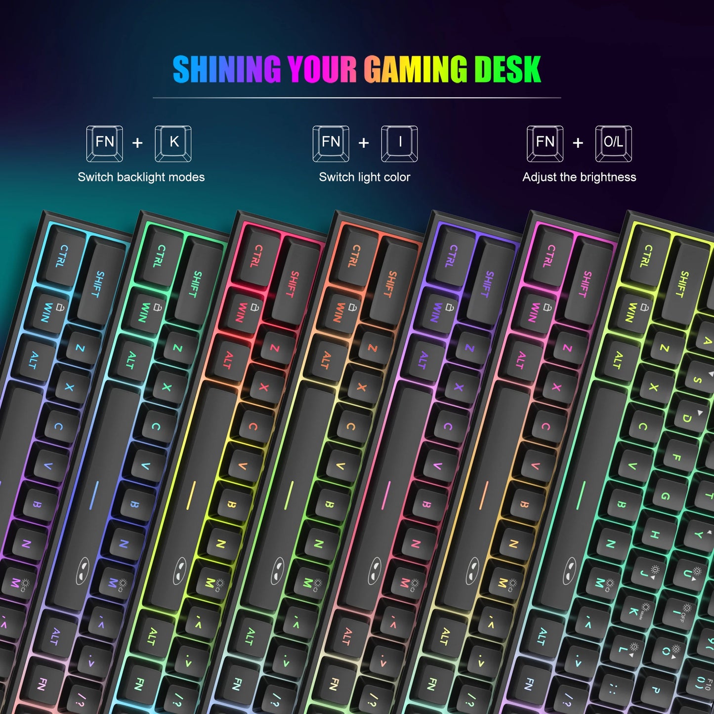 MageGee Mini 60% RGB Gamingtangentbord