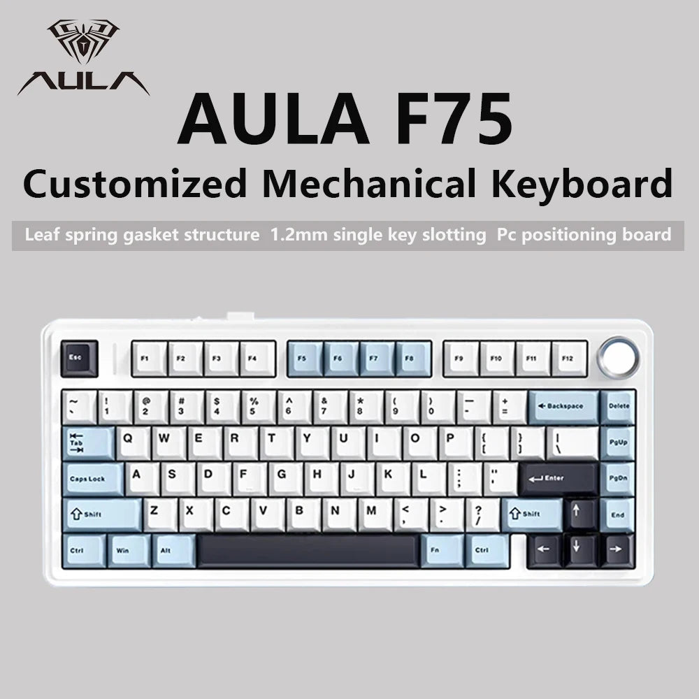 AULA F75 RGB Gaming Keyboard – Trådlös/Bluetooth