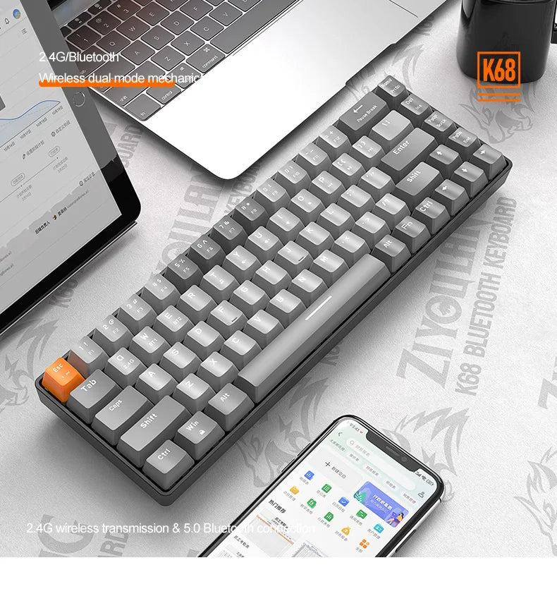 GhostGG Trådlöst Mekaniskt Tangentbord