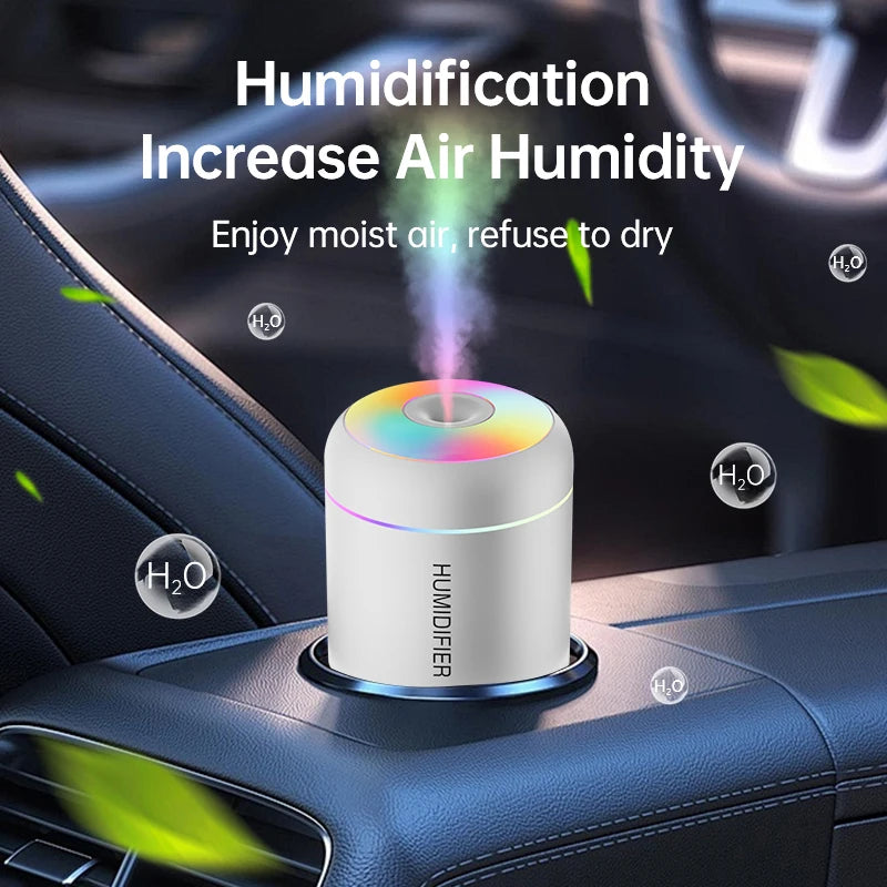 180ML Mini Luftfuktare – USB LED-ljus