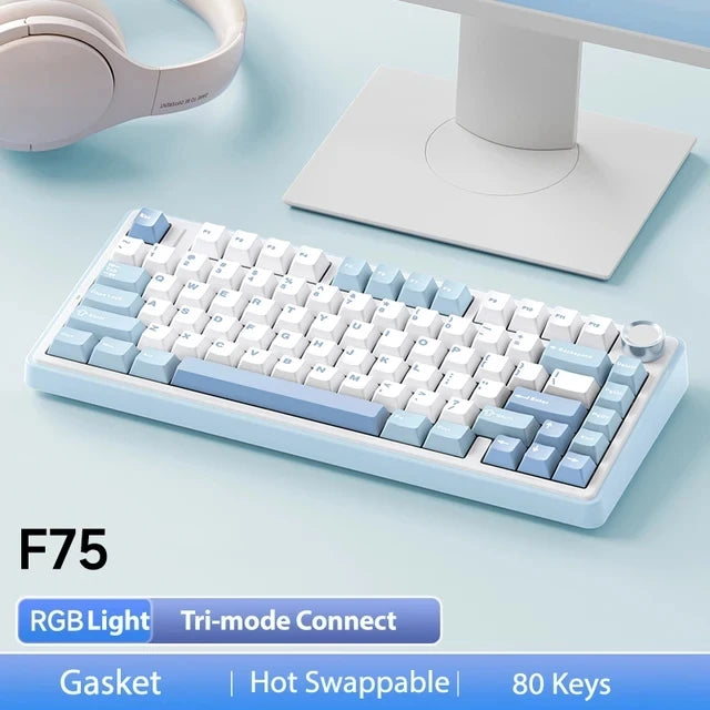 AULA F75 RGB Gaming Keyboard – Trådlös/Bluetooth