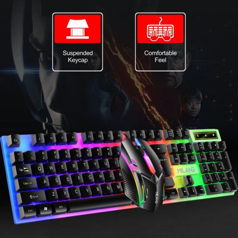 Pro RGB Tangentbord & Mus Set