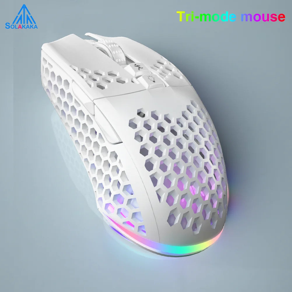 Solakaka UltraLight RGB Gaming Mus - Trådlös