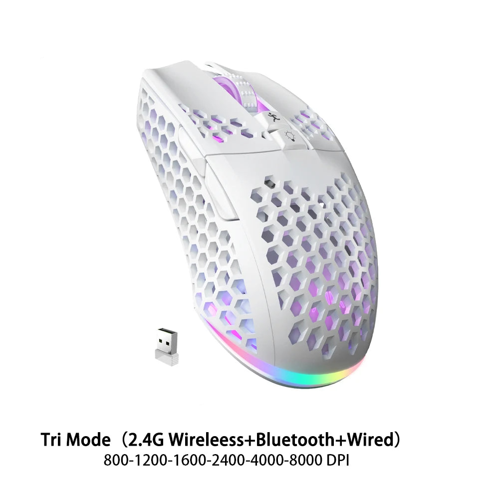 Solakaka UltraLight RGB Gaming Mus - Trådlös