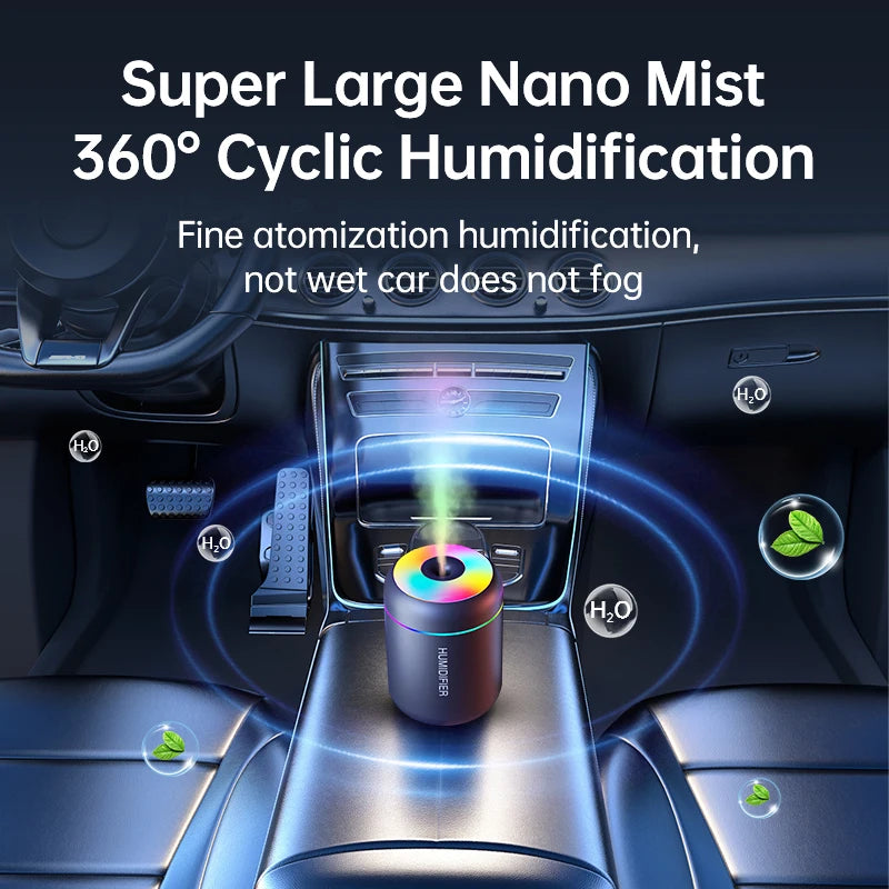 180ML Mini Luftfuktare – USB LED-ljus