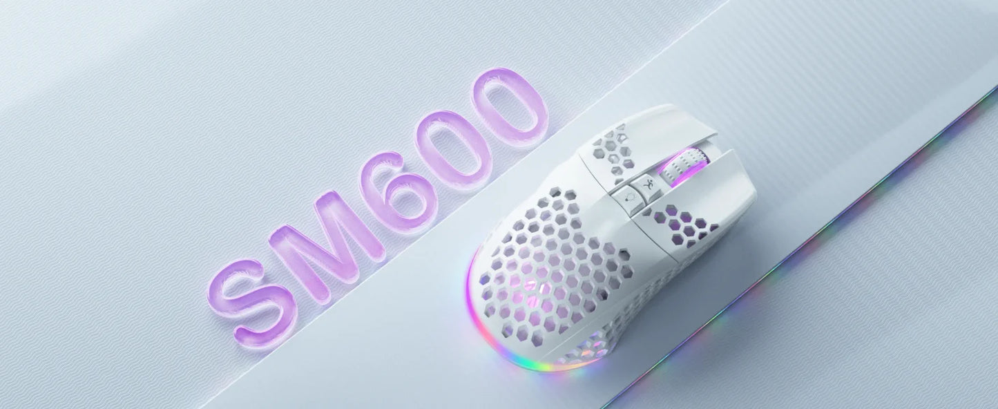 Solakaka UltraLight RGB Gaming Mus - Trådlös