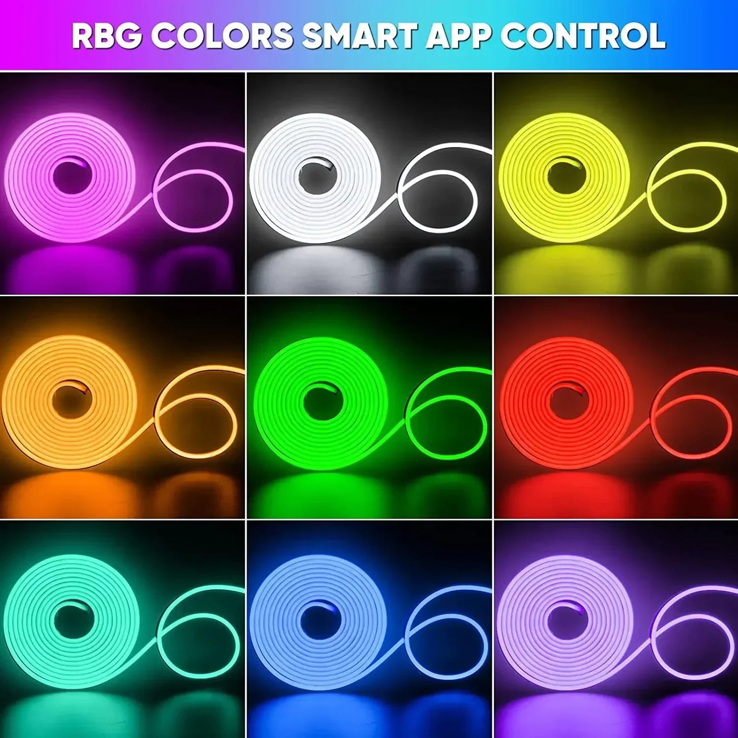 Dynamisk RGB Neon LED-list