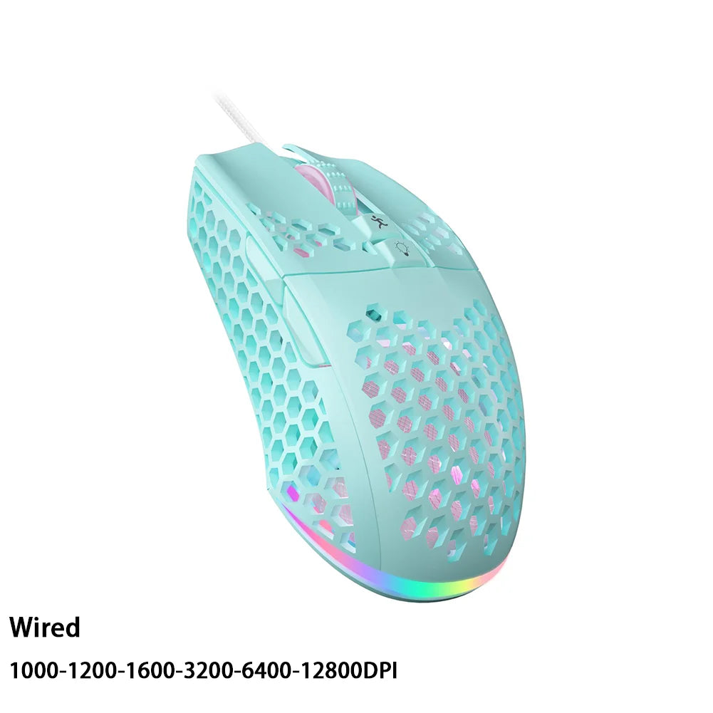 Solakaka UltraLight RGB Gaming Mus - Trådlös