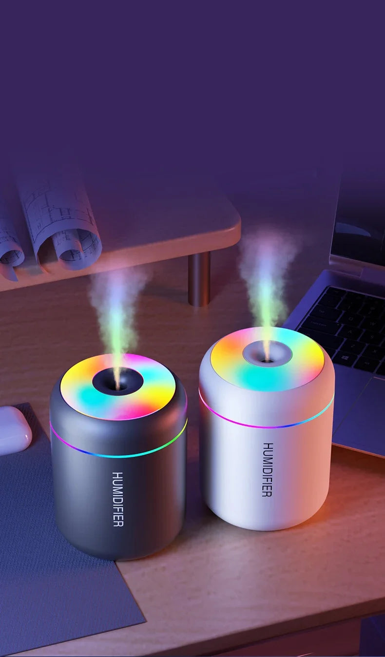 180ML Mini Luftfuktare – USB LED-ljus
