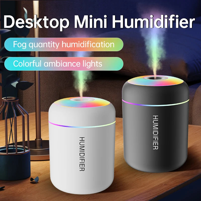 180ML Mini Luftfuktare – USB LED-ljus