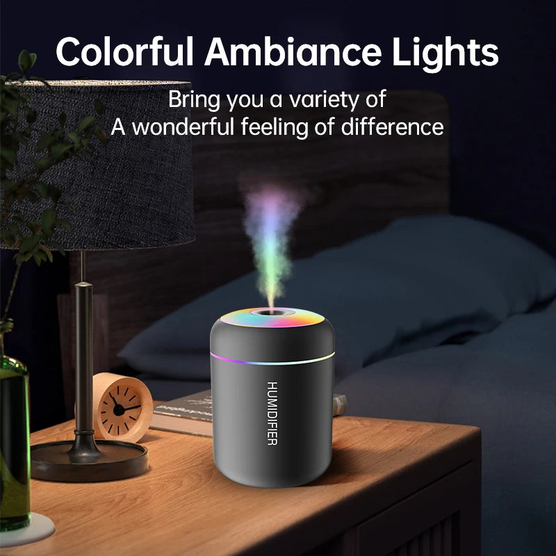 180ML Mini Luftfuktare – USB LED-ljus